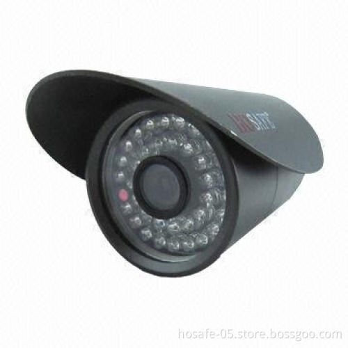 Water Resistant Metal Bullet Camera for Outdoor and Indoor Use, 36-piece IR LEDs